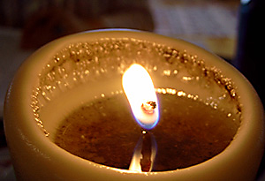 Burning a CandleSmith candle enhances its beauty