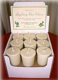 CandleSmith's Hand-poured REAL Bayberry Votive Candles